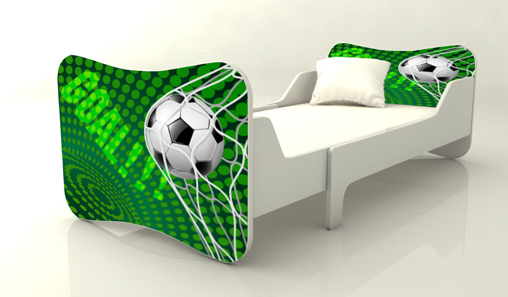 Becks rastúca posteľ Futbal zelený